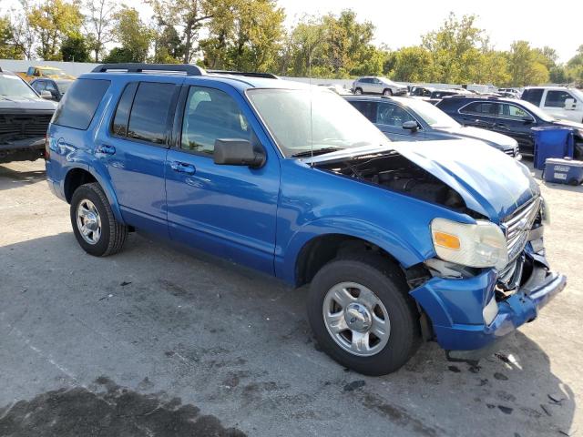 1FMEU7DEXAUA66828 - 2010 FORD EXPLORER XLT BLUE photo 4