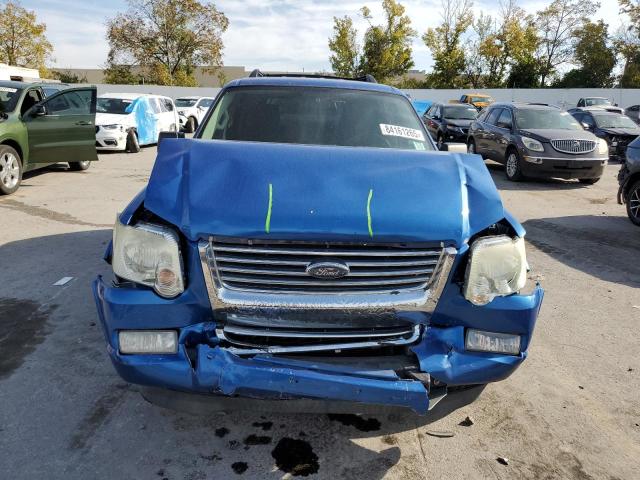 1FMEU7DEXAUA66828 - 2010 FORD EXPLORER XLT BLUE photo 5