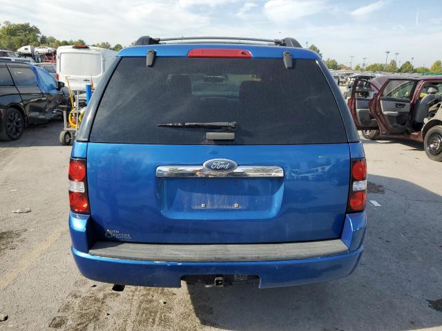 1FMEU7DEXAUA66828 - 2010 FORD EXPLORER XLT BLUE photo 6