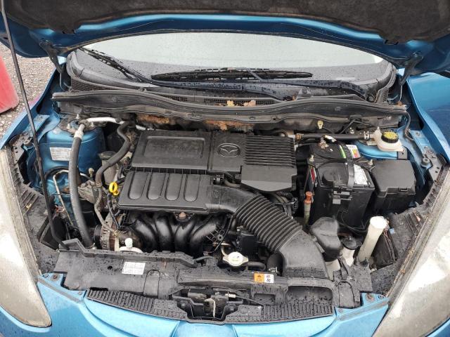 JM1DE1LZ2C0151283 - 2012 MAZDA MAZDA2 蓝色 照片 11