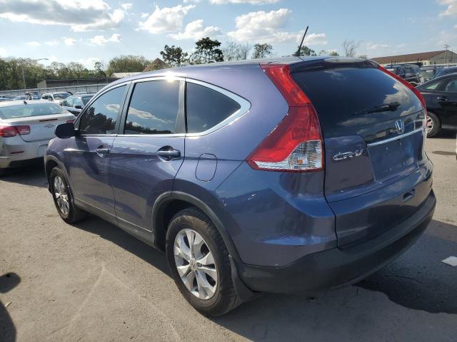 2HKRM4H50DH690344 - 2013 HONDA CR-V EX BLUE photo 2