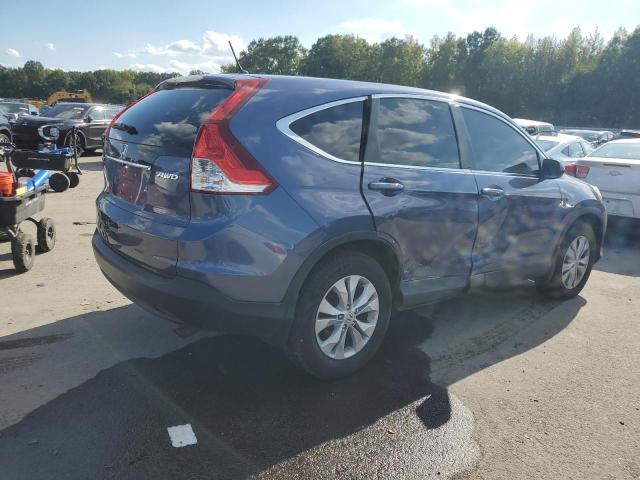 2HKRM4H50DH690344 - 2013 HONDA CR-V EX BLUE photo 3