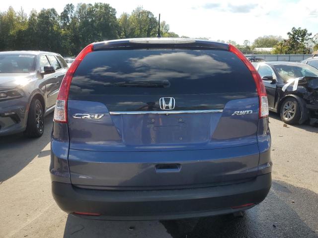 2HKRM4H50DH690344 - 2013 HONDA CR-V EX BLUE photo 6