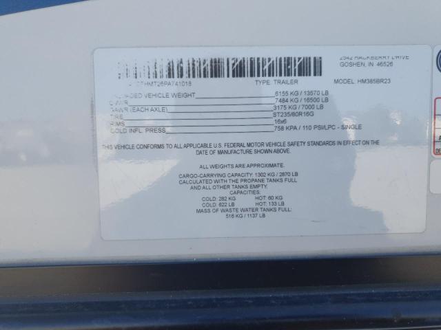 4YDFHMT26PA741018 - 2023 KEYSTONE MONTANA TWO TONE photo 10