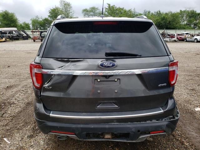 1FM5K8D82JGB98969 - 2018 FORD EXPLORER XLT 灰色 照片 6
