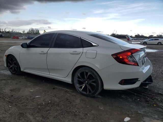 2HGFC2F88KH569186 - 2019 HONDA CIVIC SPORT WHITE photo 2