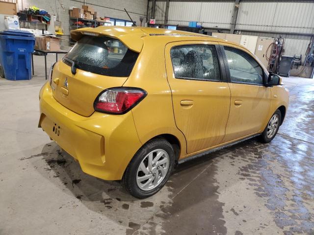 ML32AUHJ7PH000277 - 2023 MITSUBISHI MIRAGE ES YELLOW photo 3