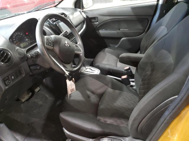 ML32AUHJ7PH000277 - 2023 MITSUBISHI MIRAGE ES YELLOW photo 7