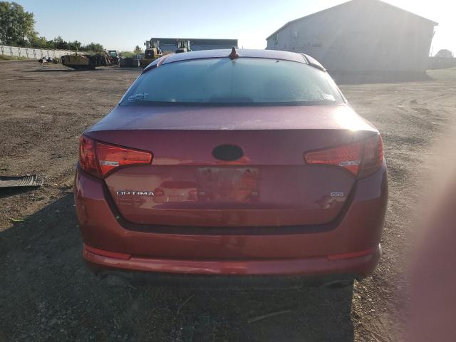 5XXGM4A76DG185648 - 2013 KIA OPTIMA LX RED photo 6