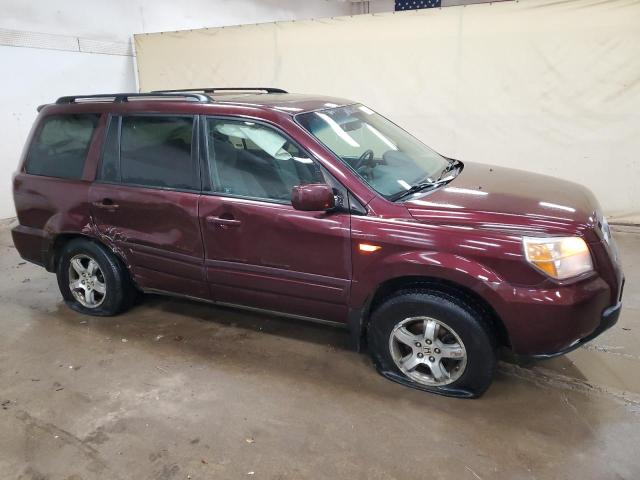 5FNYF18338B053021 - 2008 HONDA PILOT SE MAROON photo 4