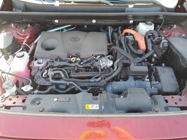 4T3LWRFV8RU118728 - 2024 TOYOTA RAV4 LE BURGUNDY photo 12