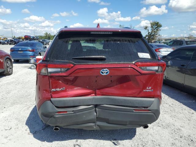4T3LWRFV8RU118728 - 2024 TOYOTA RAV4 LE BURGUNDY photo 6