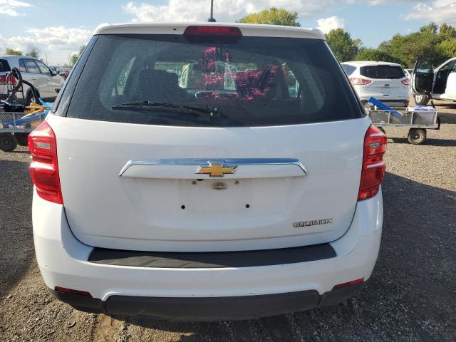 2GNALBEKXG6140129 - 2016 CHEVROLET EQUINOX LS WHITE photo 6