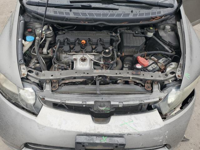 1HGFA15548L033337 - 2008 HONDA CIVIC LX GRAY photo 11