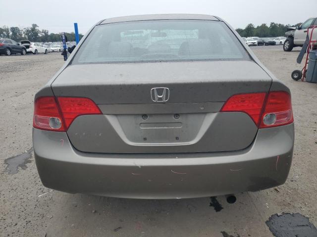 1HGFA15548L033337 - 2008 HONDA CIVIC LX GRAY photo 6