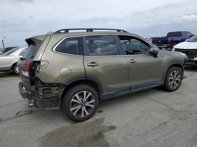 JF2SKAPC7NH493680 - 2022 SUBARU FORESTER LIMITED GREEN photo 3