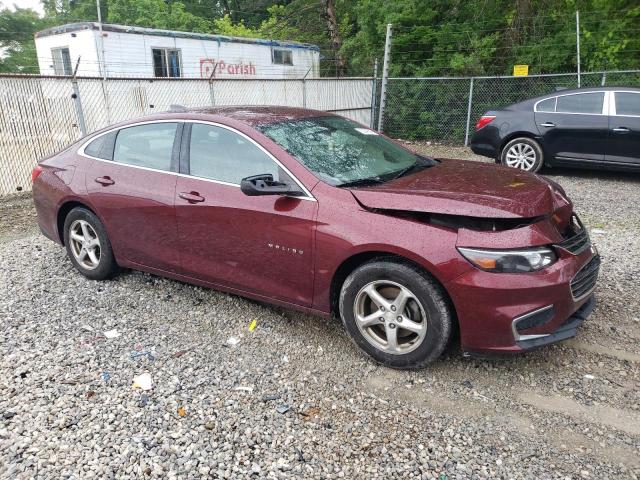 1G1ZB5STXGF288177 - 2016 CHEVROLET MALIBU LS MAROON photo 8