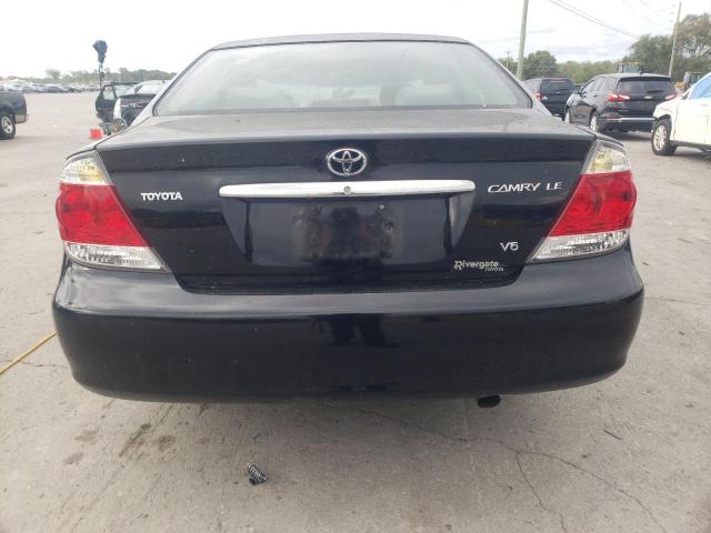 4T1BF32K25U097611 - 2005 TOYOTA CAMRY LE BLACK photo 6