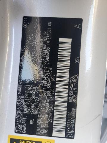 2T2BK1BA0FC267986 - 2015 LEXUS RX 350 BASE 白色 照片 13