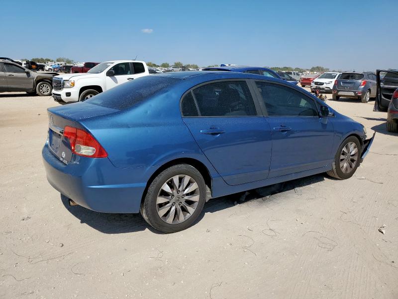 19XFA1F81AE064762 - 2010 HONDA CIVIC EX BLUE photo 3