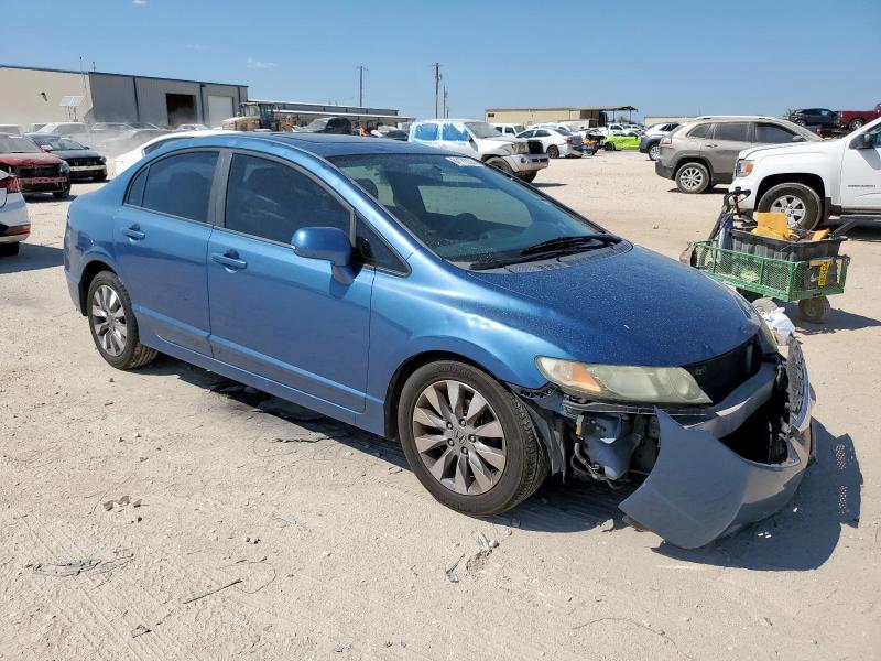 19XFA1F81AE064762 - 2010 HONDA CIVIC EX BLUE photo 4