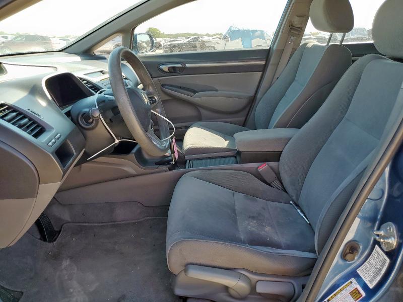 19XFA1F81AE064762 - 2010 HONDA CIVIC EX BLUE photo 7