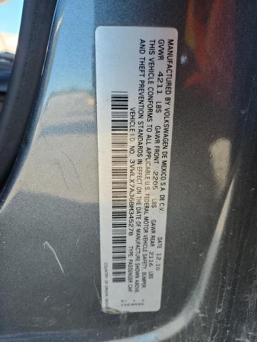 3VWLX7AJ6BM345278 - 2011 VOLKSWAGEN JETTA SEL Boz foto 12