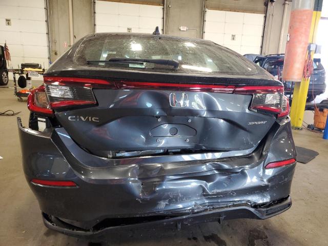 19XFL2H8XSE021388 - 2025 HONDA CIVIC SPORT GRAY photo 6