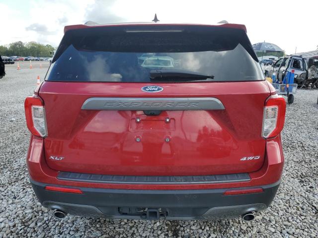 1FMSK8DH5PGB81143 - 2023 FORD EXPLORER XLT წითელი ფოტო 6
