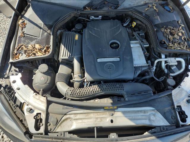 55SWF4KB9HU199723 - 2017 MERCEDES-BENZ C 300 4MATIC SILVER photo 11