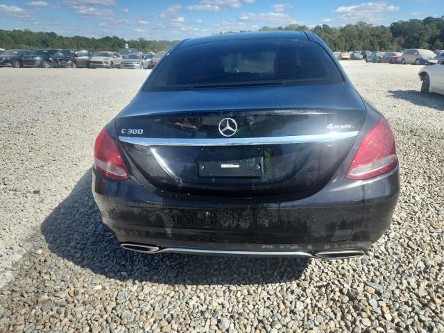 55SWF4KB9HU199723 - 2017 MERCEDES-BENZ C 300 4MATIC SILVER photo 6