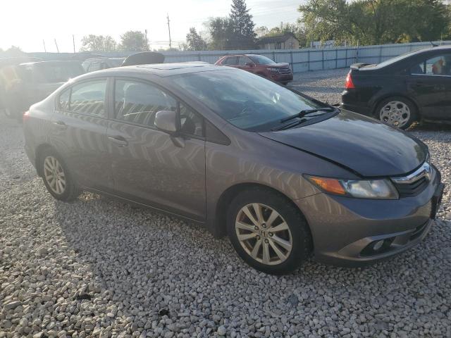 19XFB2F8XCE053636 - 2012 HONDA CIVIC EX CHARCOAL photo 4