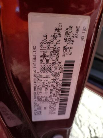 5TBRT34153S338510 - 2003 TOYOTA TUNDRA ACCESS CAB SR5 RED photo 13