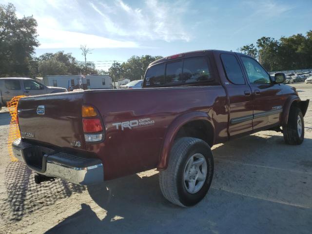 5TBRT34153S338510 - 2003 TOYOTA TUNDRA ACCESS CAB SR5 RED photo 3