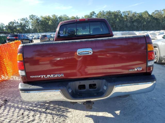 5TBRT34153S338510 - 2003 TOYOTA TUNDRA ACCESS CAB SR5 RED photo 6