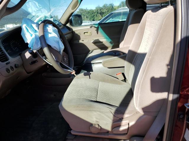 5TBRT34153S338510 - 2003 TOYOTA TUNDRA ACCESS CAB SR5 RED photo 7