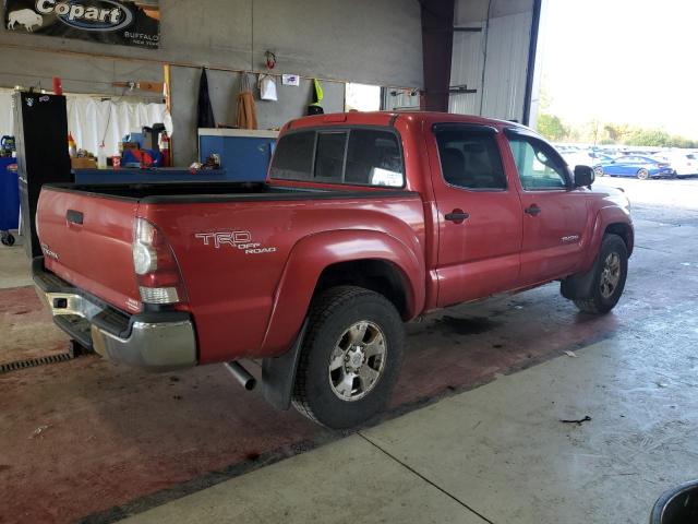 5TELU4EN3AZ729690 - 2010 TOYOTA TACOMA DOUBLE CAB RED photo 3