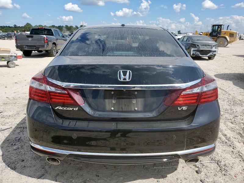 1HGCR3F85GA014693 - 2016 HONDA ACCORD EXL BLACK photo 6