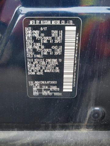 JN8AY2NE8J9730933 - 2018 NISSAN ARMADA PLATINUM Niebieski zdjęcie 13