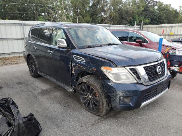 JN8AY2NE8J9730933 - 2018 NISSAN ARMADA PLATINUM Niebieski zdjęcie 4