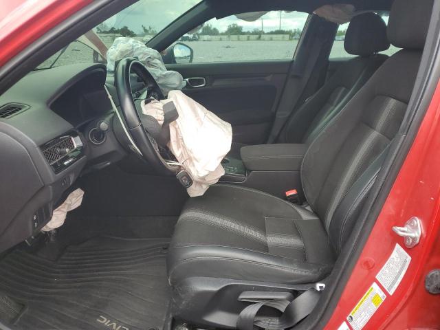 2HGFE2F55NH536960 - 2022 HONDA CIVIC SPORT წითელი ფოტო 7