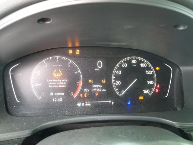 2HGFE2F55NH536960 - 2022 HONDA CIVIC SPORT წითელი ფოტო 9