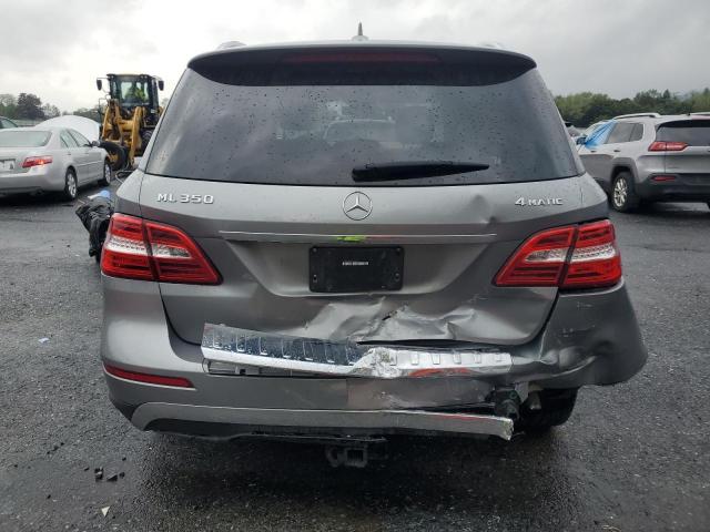 4JGDA5HB6FA598613 - 2015 MERCEDES-BENZ ML 350 4MATIC SILVER photo 6