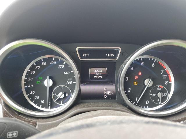 4JGDA5HB6FA598613 - 2015 MERCEDES-BENZ ML 350 4MATIC SILVER photo 9