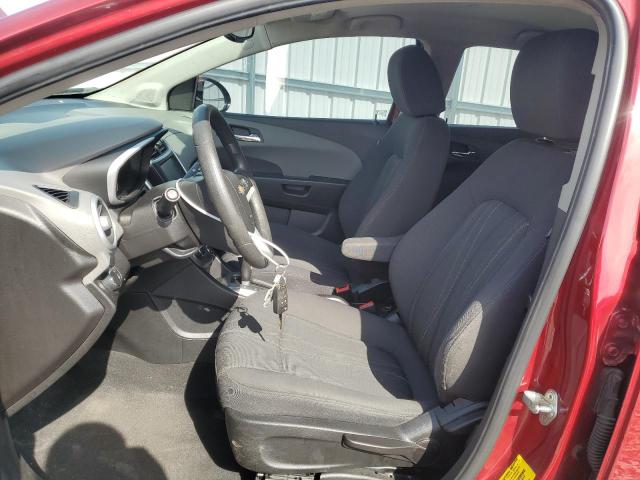 1G1JD5SH5H4122861 - 2017 CHEVROLET SONIC LT RED photo 7