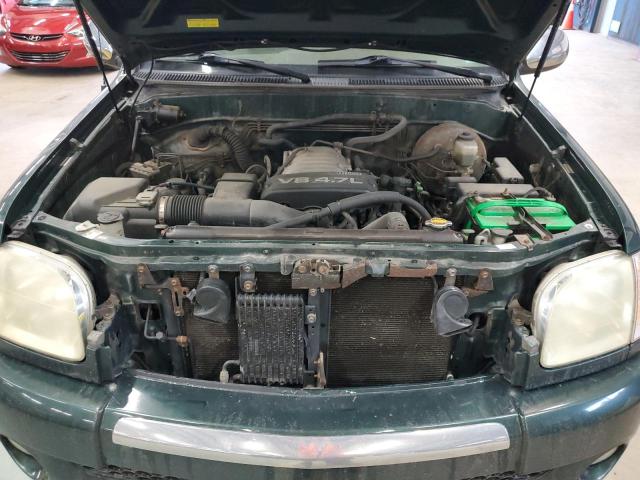5TBDT44114S458564 - 2004 TOYT TUNDRA DOUBLE CAB SR5 GREEN photo 11
