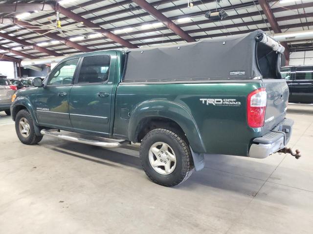 5TBDT44114S458564 - 2004 TOYT TUNDRA DOUBLE CAB SR5 GREEN photo 2