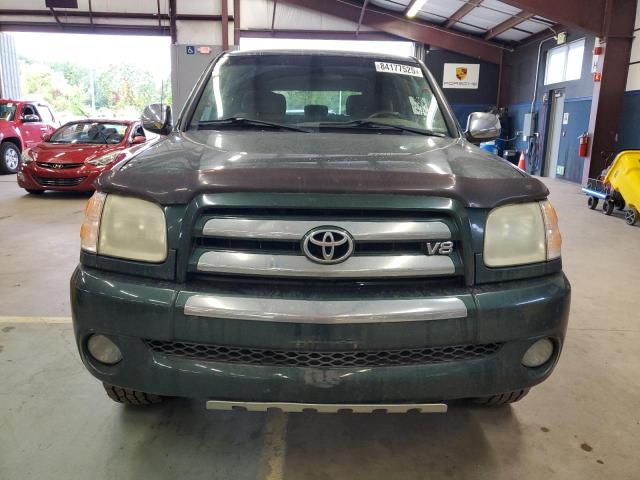 5TBDT44114S458564 - 2004 TOYT TUNDRA DOUBLE CAB SR5 GREEN photo 5