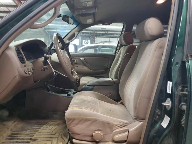 5TBDT44114S458564 - 2004 TOYT TUNDRA DOUBLE CAB SR5 GREEN photo 7