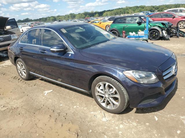 55SWF4KB7FU078041 - 2015 MERCEDES-BENZ C 300 4MATIC BLACK photo 4